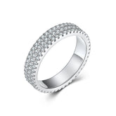925 Silver Starry Full Eternity Band
