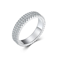 925 Silver Starry Full Eternity Band