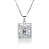 S925 Silver Octagram Dreamcatcher Necklace