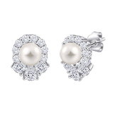 S925 6mm Pearl Studs - Vintage Luxe Earrings