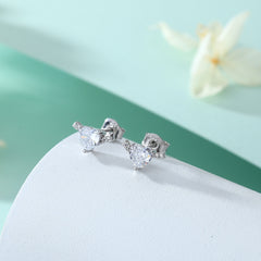S925 Silver Star & Heart Earrings