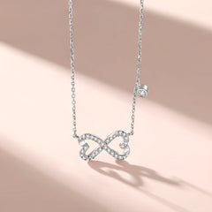 S925 Silver Heart Choker Necklace