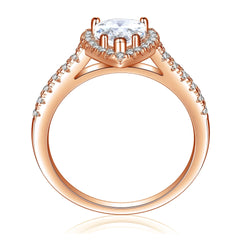 S925 Sterling Silver Teardrop Ring