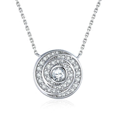 925 Silver Ring Earrings Necklace Bracelet Set