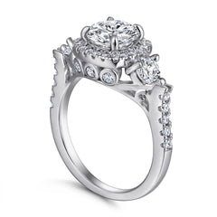 925 Silver Diamond-Like Solitaire
