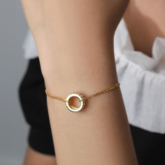 S925 18K Gold Plated Bracelet - Silver Jewelry