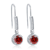 925 Silver Zirconia Drop Earrings