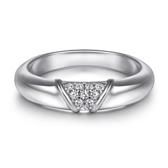 925 Silver Delicate Zirconia Ring