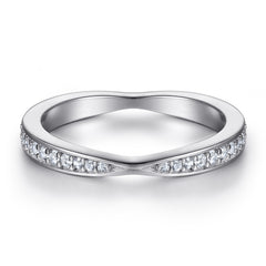 925 Silver Starry Full Pavé Band