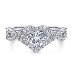 S925 Sterling Silver Heart Ring – Cubic Zirconia CZ Band