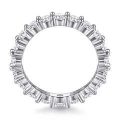 S925 Micro-Pavé CZ Band - Full Eternity Index Ring