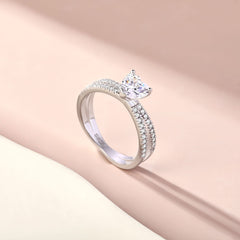 925 Silver Bow Wedding Ring
