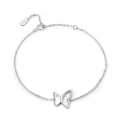 S925 Silver Butterfly Bracelet - Trendy Women's Jewelry