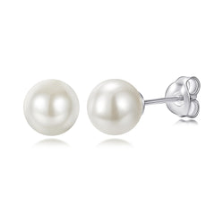 925 Silver Freshwater Pearl Studs