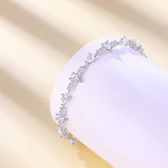 S925 CZ Tennis Bracelet - Luxe Diamond Jewelry