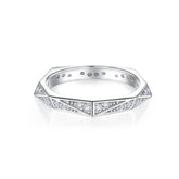925 Silver Full Eternity CZ Band