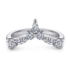 S925 V-Shaped Crown Ring - Statement Index Finger Jewelry