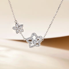S925 Silver Star Pendant Necklace