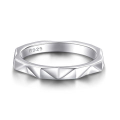 925 Silver Polished Pinky Band Ring