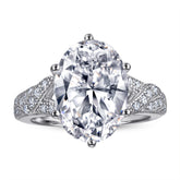 925 Silver Marquise Shape Ring