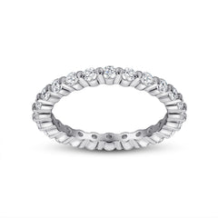 S925 Micro-Pavé CZ Band - Full Eternity Index Ring