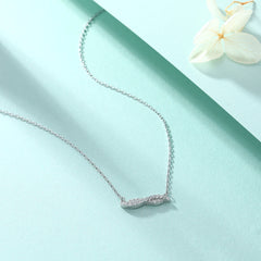 S925 Silver Leaf Pendant Necklace