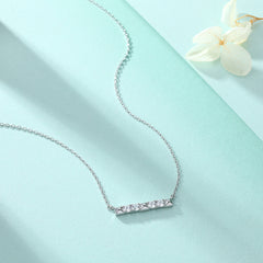 S925 Silver Initial Letter Choker Necklace