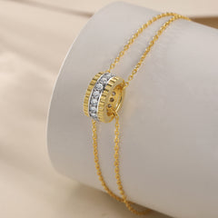 S925 18K Gold Plated Bracelet - Silver Jewelry