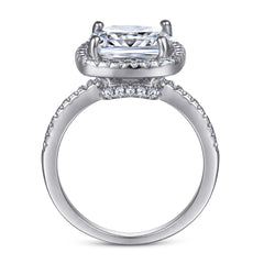 925 Silver 3.5ct Vintage CZ Statement Ring