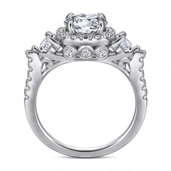 925 Silver Diamond-Like Solitaire