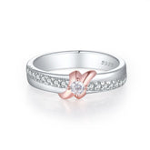 925 Silver Two-Tone Plated Ring