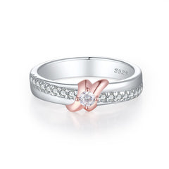 925 Silver Two-Tone Plated Ring