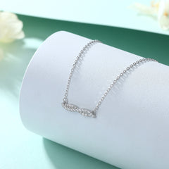 S925 Silver Leaf Pendant Necklace