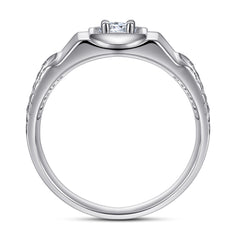 S925 Men's Statement Ring - Premium Craftsmanship