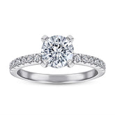1.2ct S925 Silver CZ Statement Ring