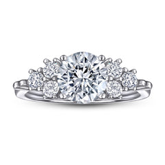 S925 1.5ct CZ Engagement Ring - 4 Prong Setting