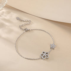 S925 Star Bracelet - Luxe Silver Jewelry