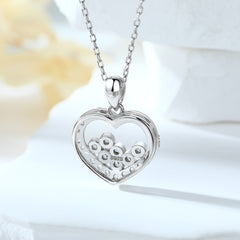 S925 Silver Heart pendant Necklace