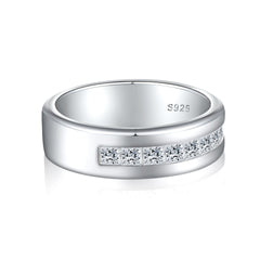 S925 Men's Chunky Ring - Trendy Sterling Silver