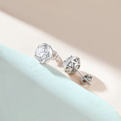 S925 CZ Studs Earrings - Luxe Silver Jewelry