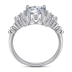 S925 1.5ct CZ Engagement Ring - 4 Prong Setting