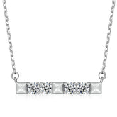 S925 Silver Initial Letter Choker Necklace