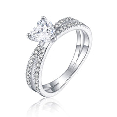 925 Silver Bow Wedding Ring