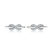 925 Silver Infinity Symbol Earrings