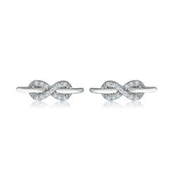 925 Silver Infinity Symbol Earrings