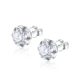 S925 CZ Studs Earrings - Luxe Silver Jewelry