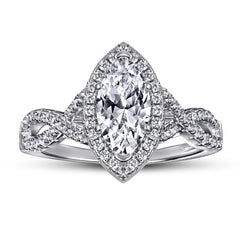 925 Silver Marquise Cut 1ct Solitaire Ring