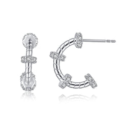 S925 Silver Premium Hoop Earrings