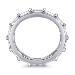 925 Silver Princess Cut Full Eternity Ring