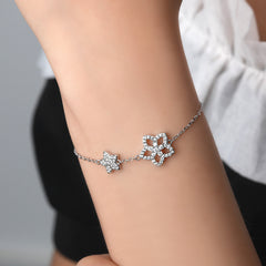 S925 Star Bracelet - Luxe Silver Jewelry